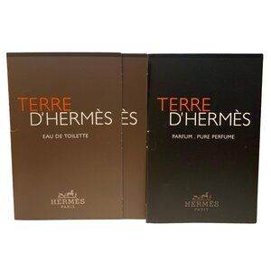 Hermes 3 Piece Terre D'Hermes EDT & Parfum Sample Spray 2ml each